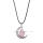 Natural Gemstones Rose Quartz Rough Pendants Necklace Wholesale